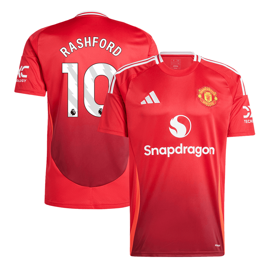Manchester United Tröja RASHFORD #10 2024/25 Hemma Röd