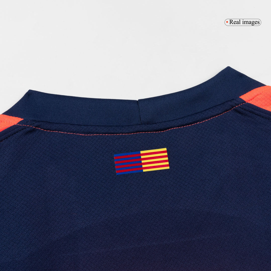 Barcelona Tröja Tredjeställ 2025/26 Orange-6