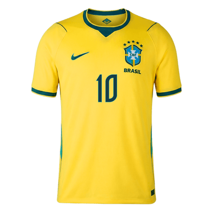 Brasilien Tröja NEYMAR JR. #10 2026 Hemma Gul-6