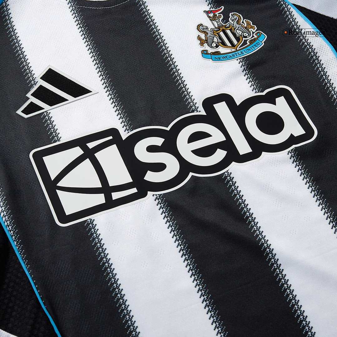Newcastle United Tröja 2025/26 Hemma Autentisk Svart & Vitt