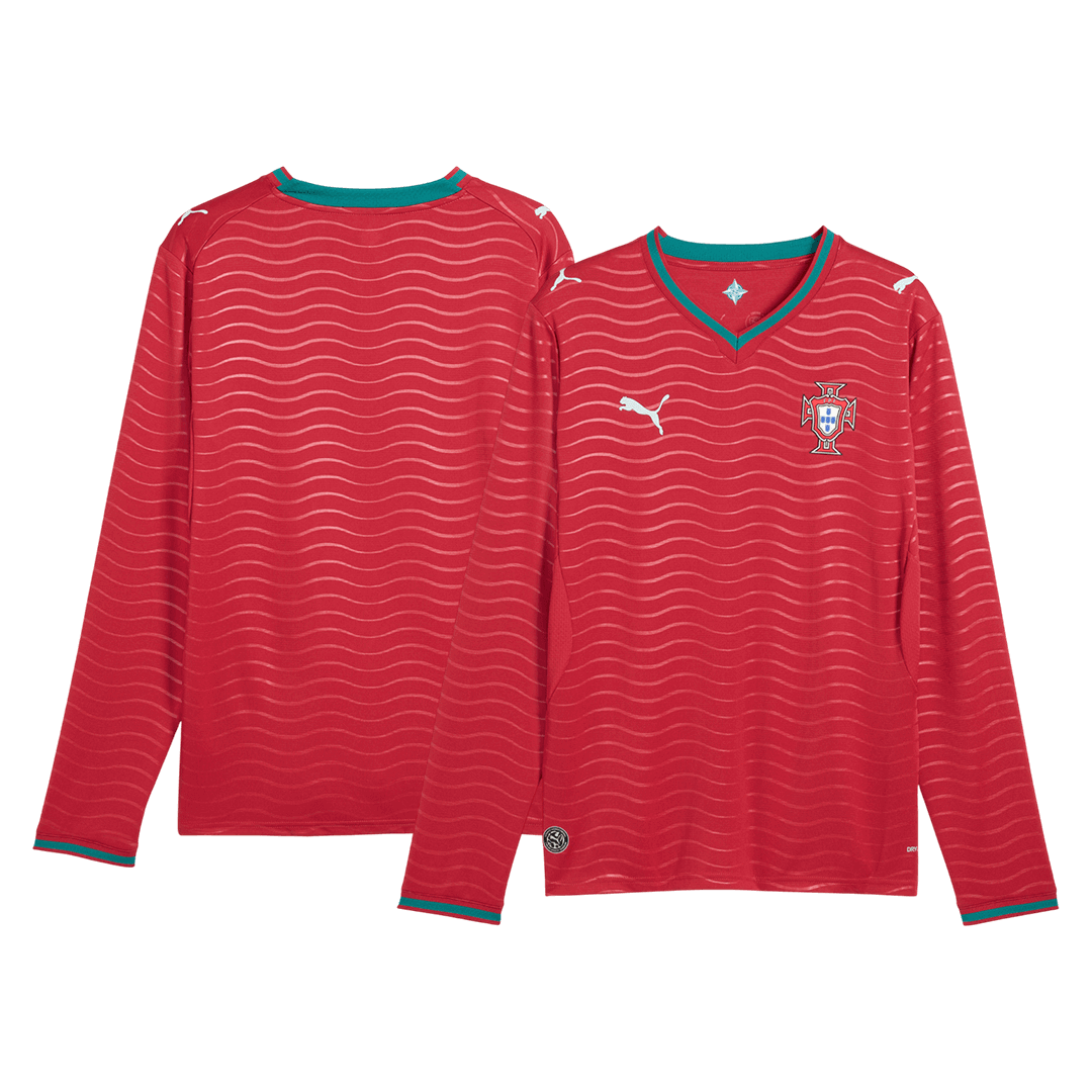 Portugal Tröja 2026 Hemma Långärmad Röd