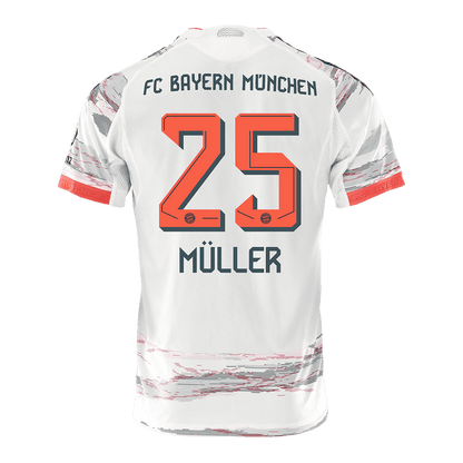 Bayern Munich Tröja MÜLLER #25 2025/26 Borta Vit-12