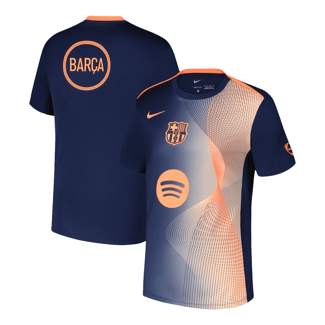 Barcelona Tröja 2025/26 Orange&Black-10