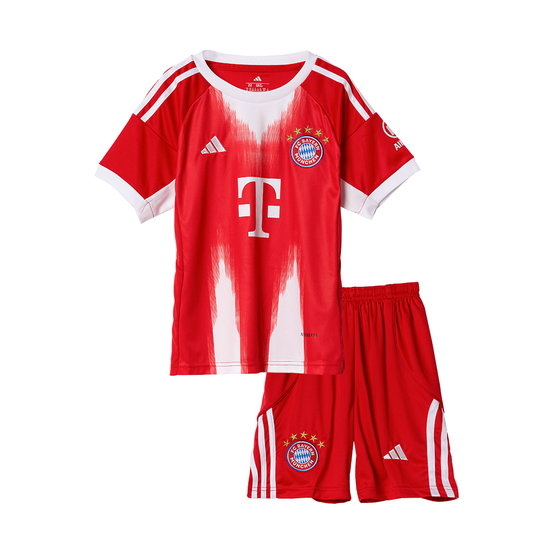 Bayern Munich Tröja 2025/26 Hemma Röd Barn