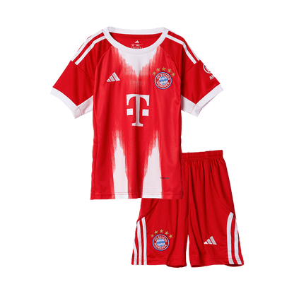 Bayern Munich Tröja 2025/26 Hemma Röd Barn-16