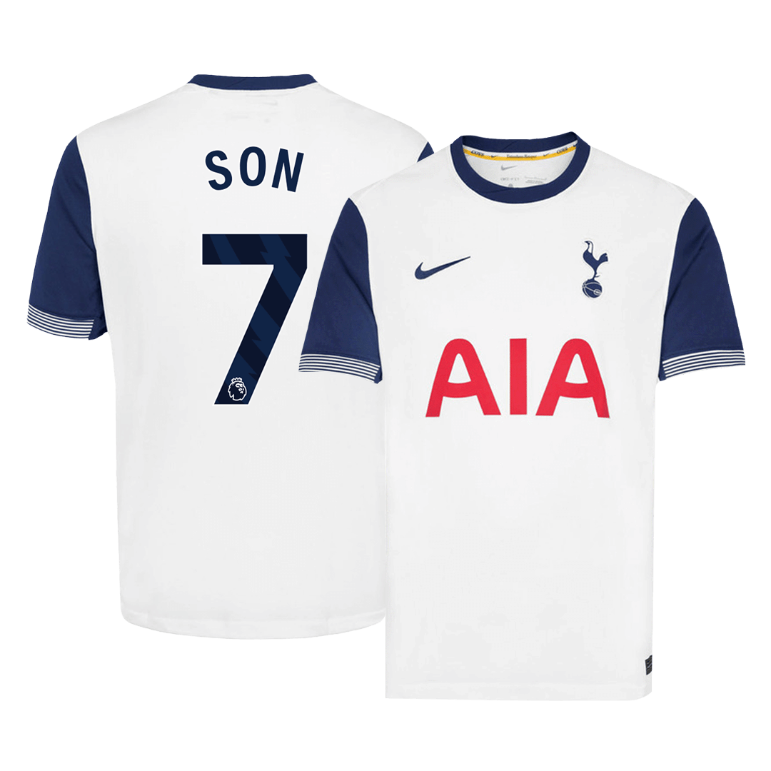 Tottenham Hotspur Tröja SON #7 2024/25 Hemma Vit