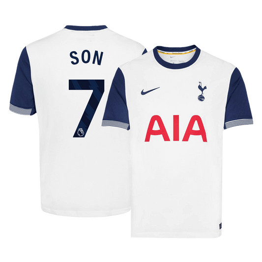 Tottenham Hotspur Tröja SON #7 2024/25 Hemma Vit