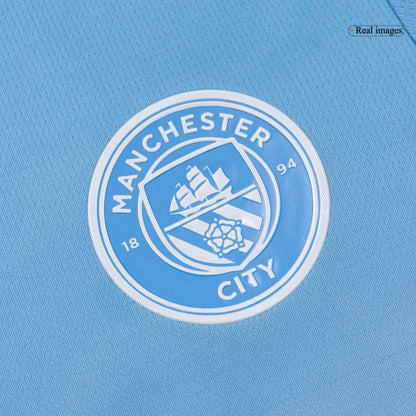 Manchester City Tröja CHERKI #10 2026/27 Hemma Blå-9