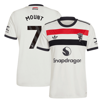 Manchester United Tröja MOUNT #7 2024/25 Tredje Vit