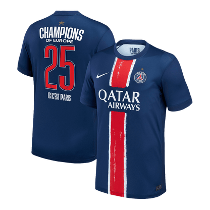 PSG Tröja CHAMPIONS #25 2024/25 Hemma Mörkblå