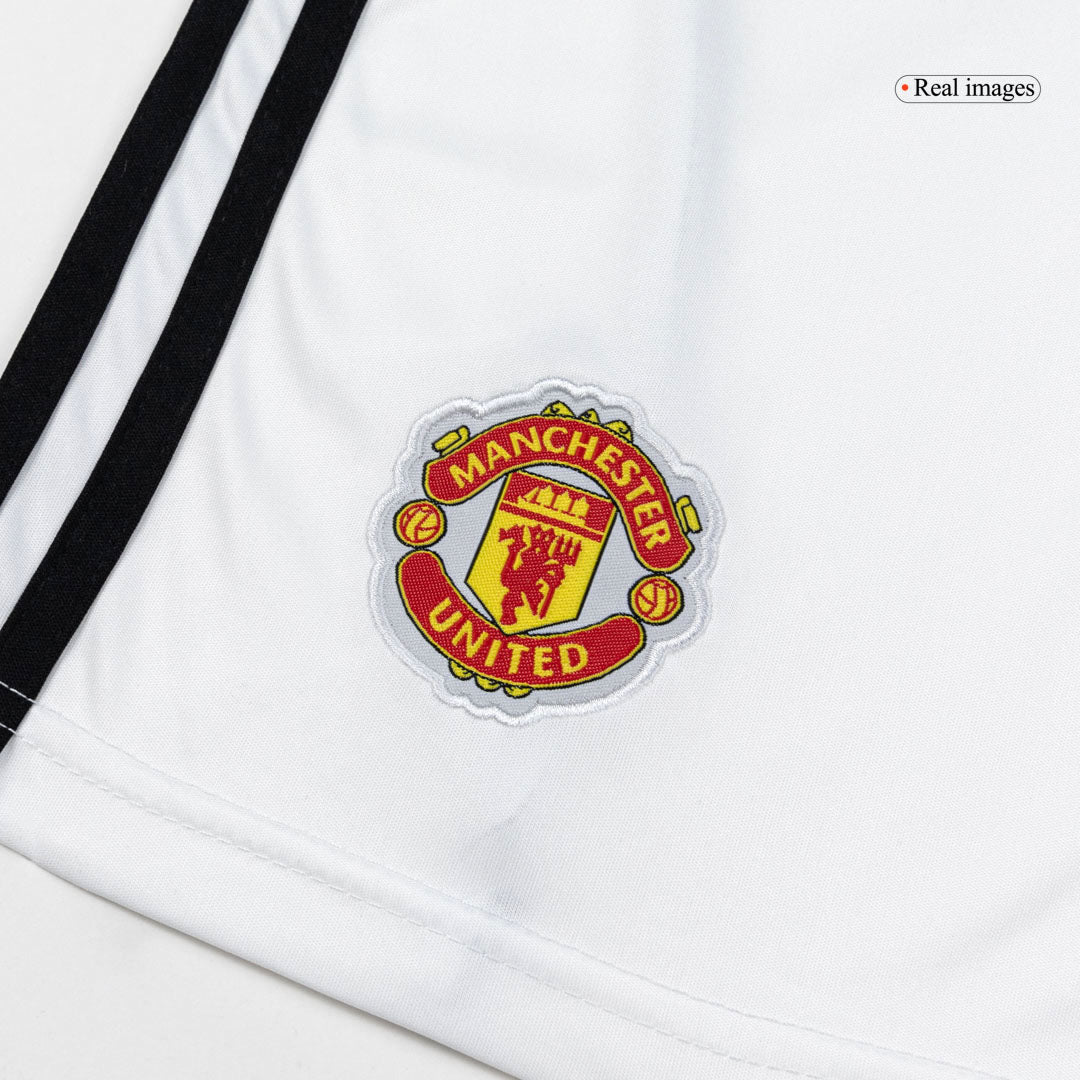 Manchester United Shorts 2025/26 Hemma Vit