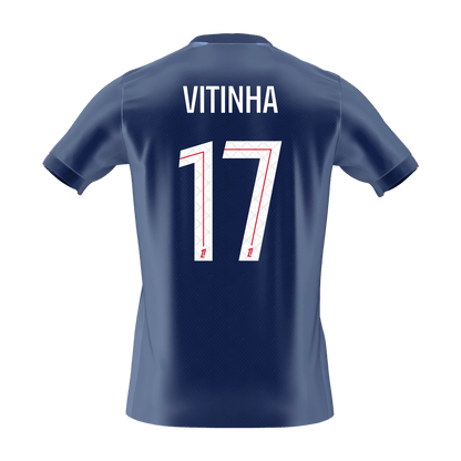 VITINHA #17 PSG Tröja 2025/26 Hemma Premium Mörkblå-8
