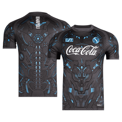 Napoli Tröja 2025/26 Före match Svart-9