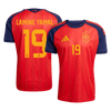 LAMINE YAMAL #19 Spanien Tröja 2026 Hemma Premium Röd