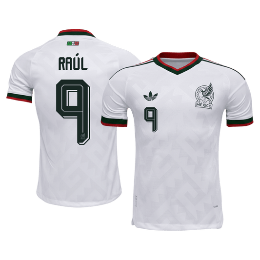 Mexiko Tröja RAÚL #9 2026 Borta Autentisk Vit