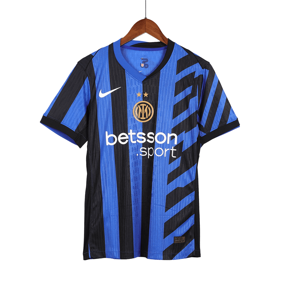 Inter Milan Tröja 2024/25 Hemma Autentisk Blå och svart