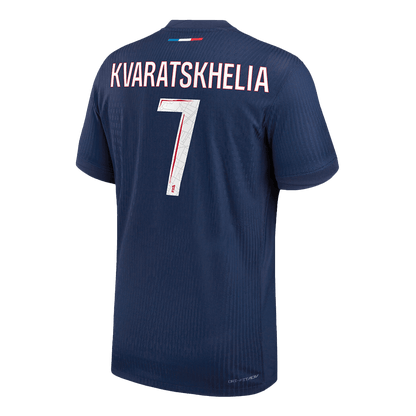 PSG Tröja KVARATSKHELIA #7 2024/25 Hemma Mörkblå-11