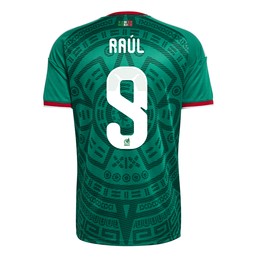 Raúl #9 Mexiko Tröja 2026 Hemma Premium Grön-8