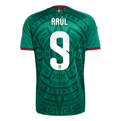 Raúl #9 Mexiko Tröja 2026 Hemma Premium Grön-8