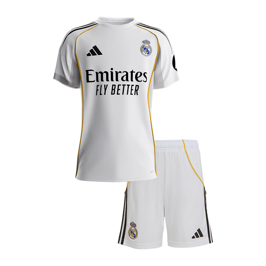Real Madrid Tröja 2025/26 Hemma Vit Barn Premium