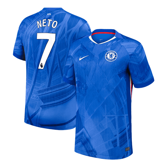 NETO #7 Chelsea Tröja 2025/26 Hemma Premium Blå
