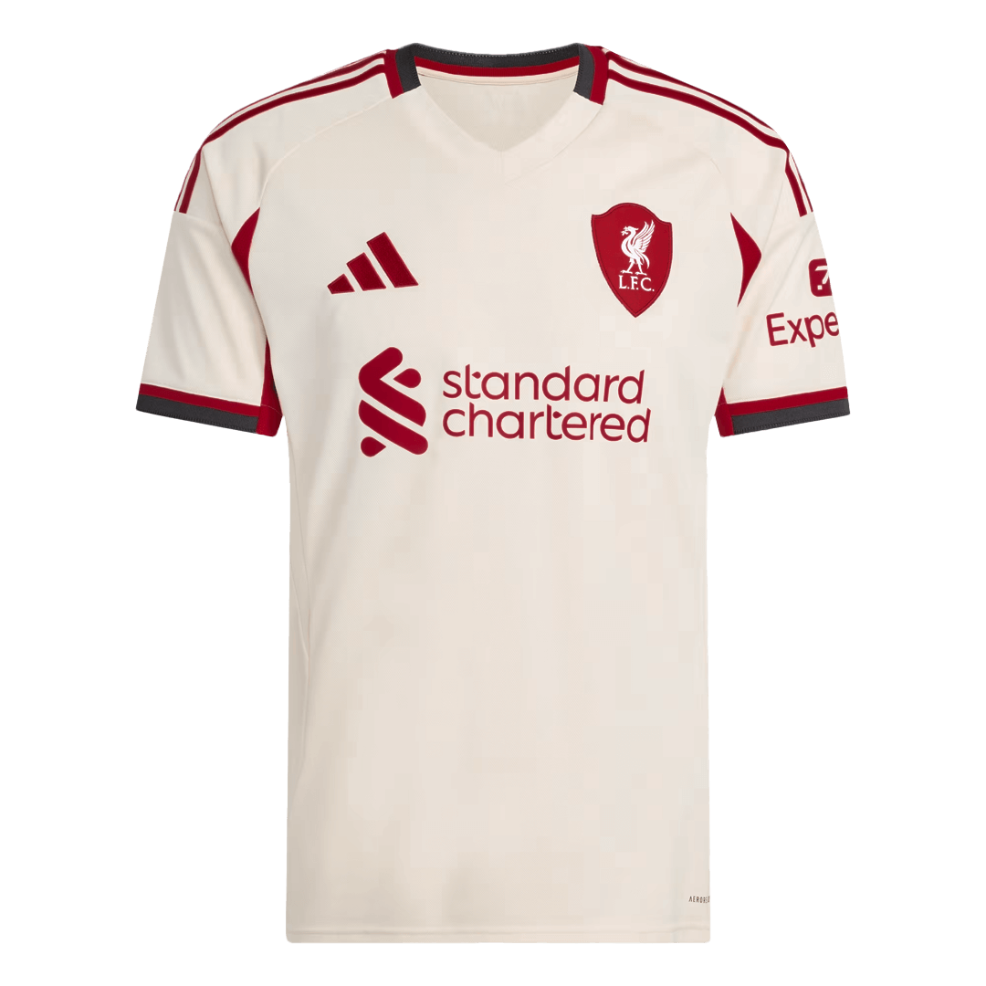 Liverpool Tröja ISAK #9 2025/26 Borta Vit