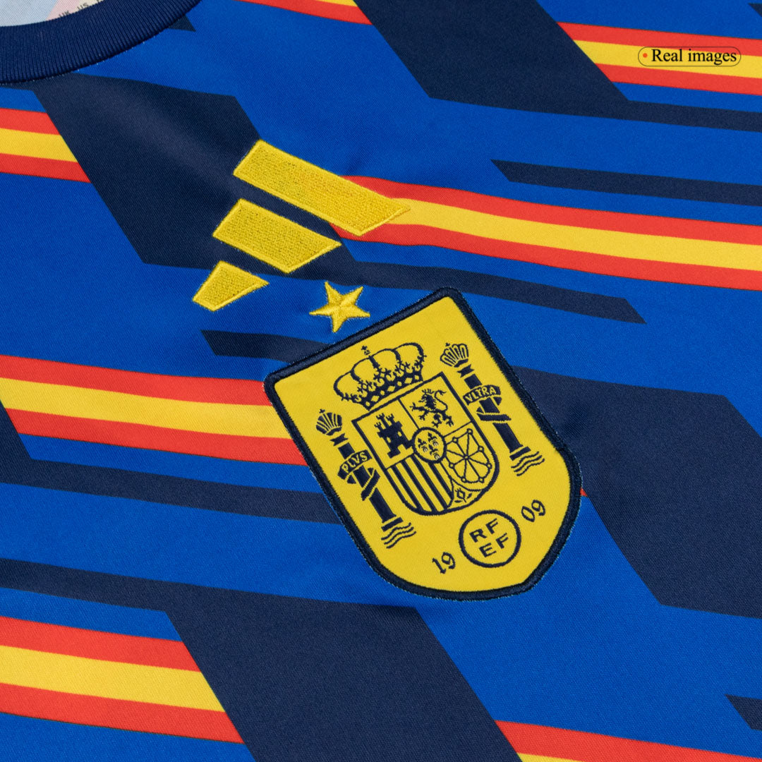 Spanien Tröja 2026 Före match Mörkblå-4