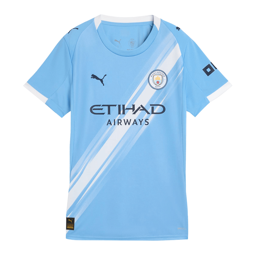 Manchester City Tröja 2025/26 Hemma Blå Dam