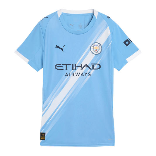 Manchester City Tröja 2025/26 Hemma Blå Dam
