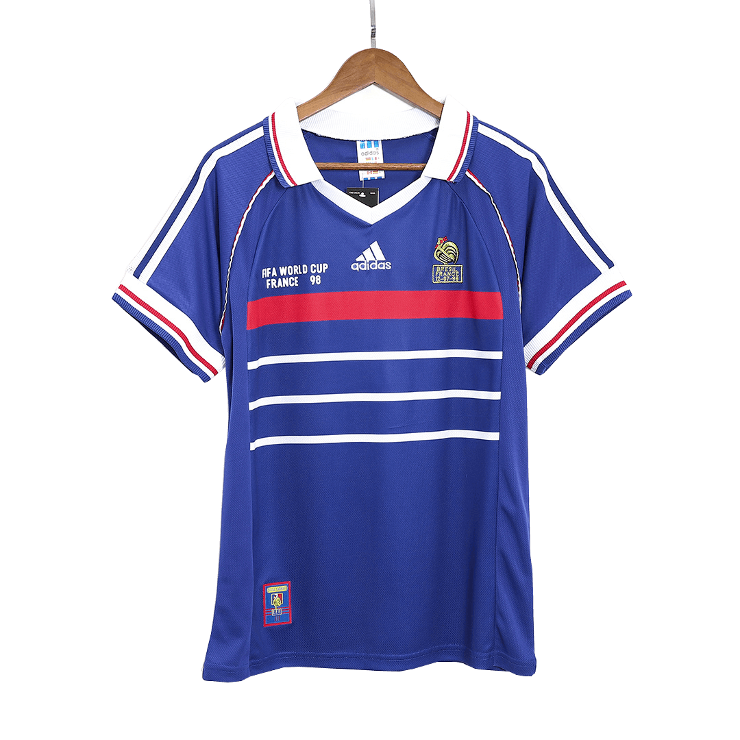 Frankrike Hemmatröja 1998 Retro Tröja
 Blå