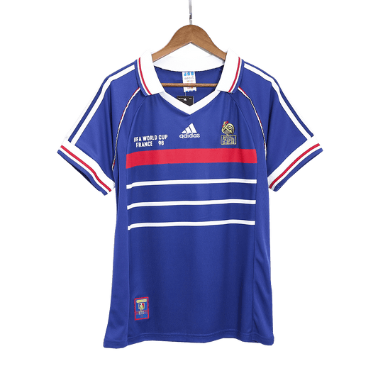 Frankrike Hemmatröja 1998 Retro Tröja
 Blå