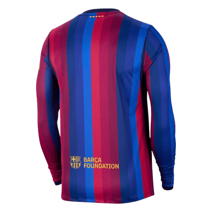 Barcelona Tröja 2026/27 Hemma Långärmad Röd & Blå-3