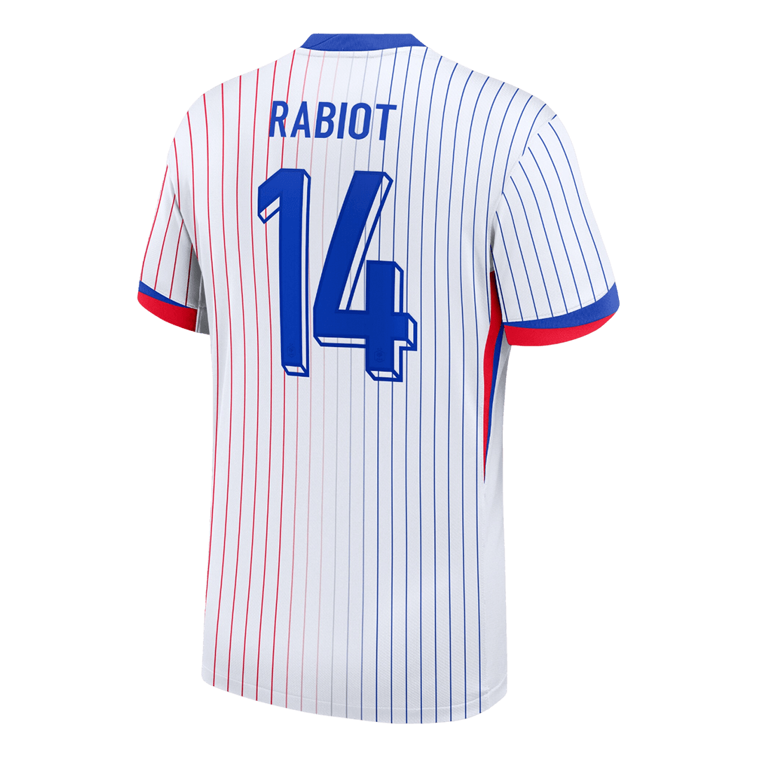 Frankrike Tröja RABIOT #14 Euro 2024 Borta Vit