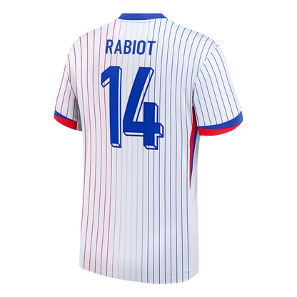 Frankrike Tröja RABIOT #14 Euro 2024 Borta Vit-7