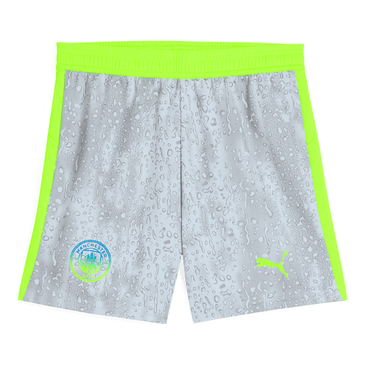 Manchester City Shorts 2025/26 Tredje Grå