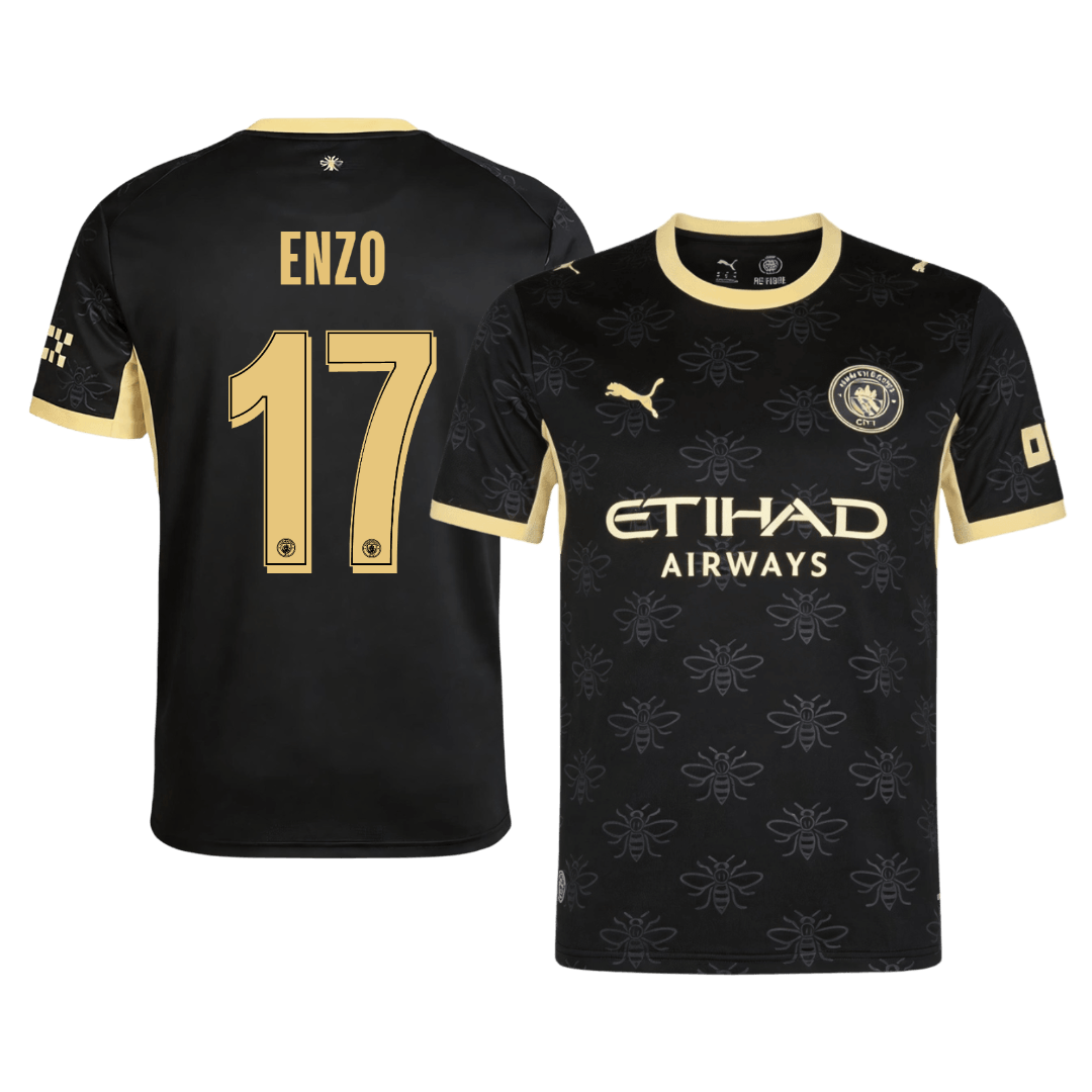 Manchester City Tröja ENZO #17 2026/27 Borta Svart - UCL