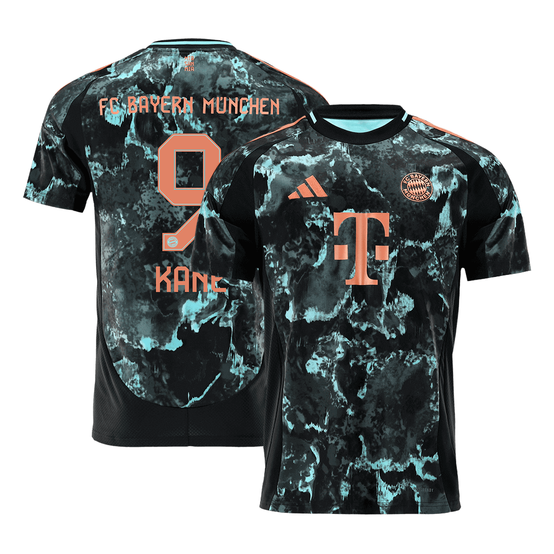 Bayern Munich Tröja KANE #9 2024/25 Borta Svart
