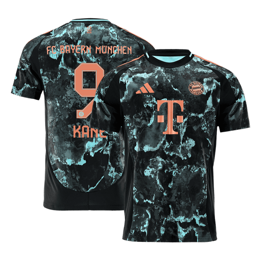Bayern Munich Tröja KANE #9 2024/25 Borta Svart