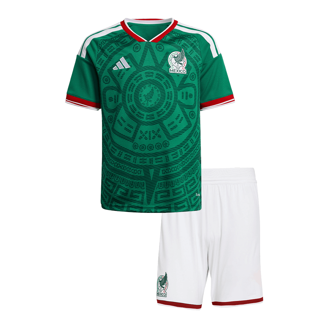 Mexiko Tröja 2026 Hemma Grön Barn Premium