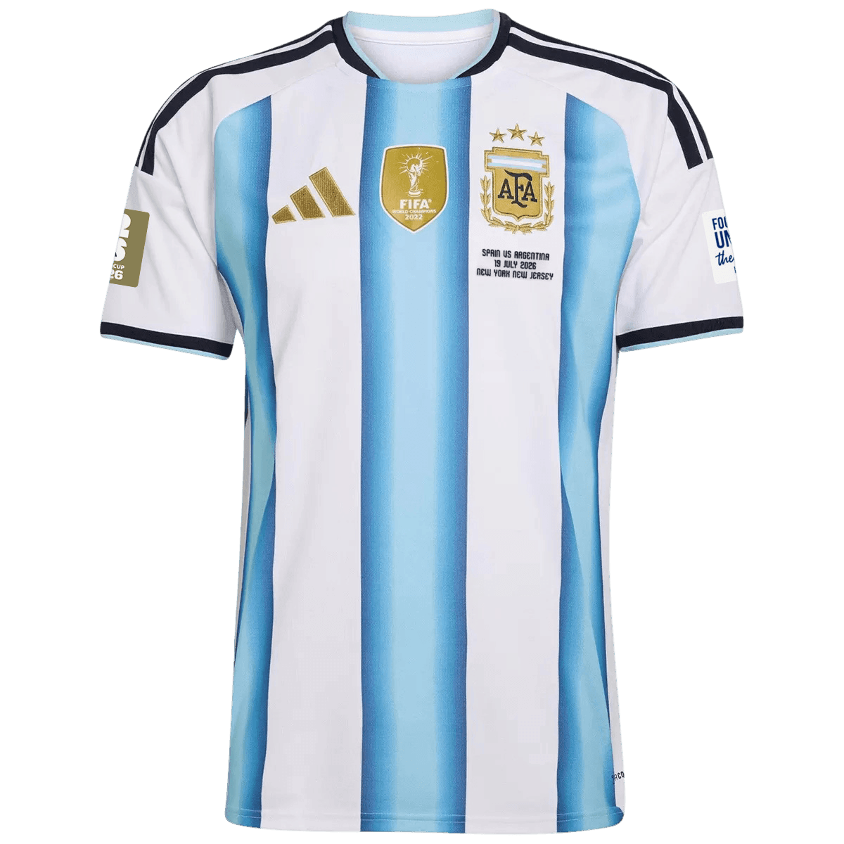 Argentina Tröja 2026 Hemma Premium Blå & Vit Final