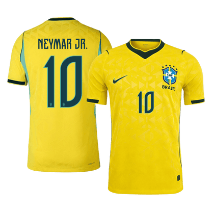 Brasilien Tröja NEYMAR JR. #10 2026 Hemma Autentisk Gul