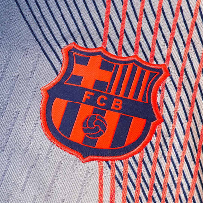 Barcelona Träningsställ 2025/26 Barn Svart och orange-17