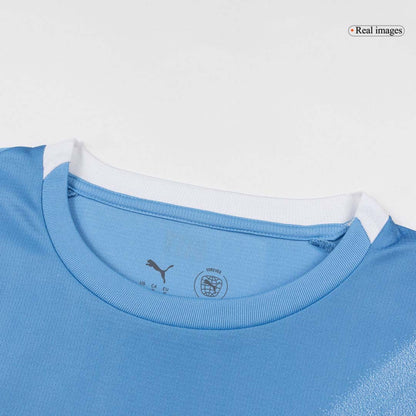 RODRIGO #16 Manchester City Tröja 2025/26 Hemma Premium Blå-9