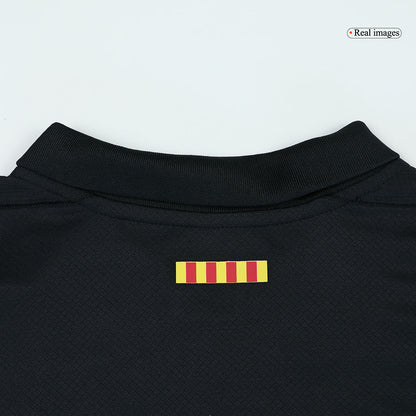 Barcelona Tröja 2024/25 Borta Svart Barn-7