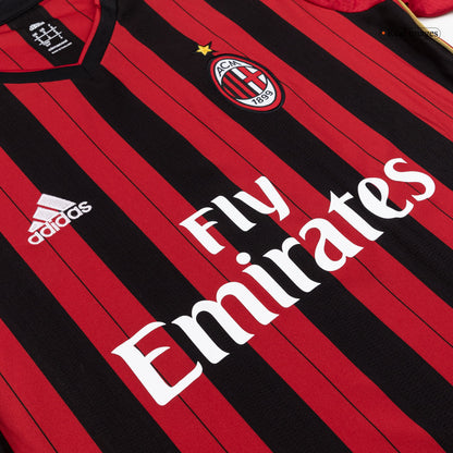 AC Milan Hemmatröja 2013/14 Retro Tröja
 Röd & Svart-4