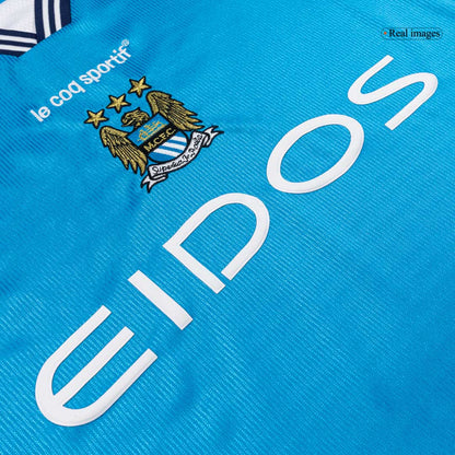 Manchester City Hemmatröja 1999/01 Retro Tröja
 Blå-2