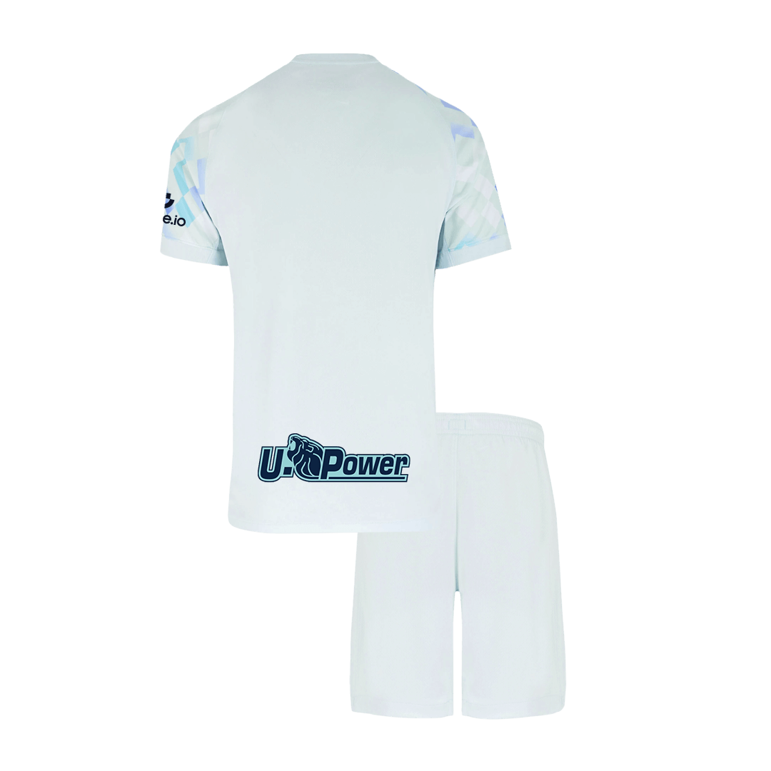 Inter Milan Tröja 2025/26 Borta Vit Barn