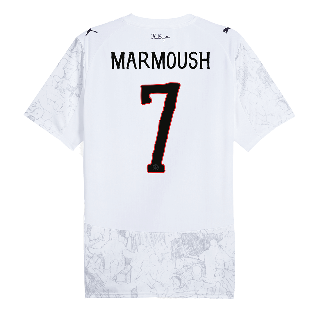 Manchester City Tröja MARMOUSH #7 2025/26 Vit-2