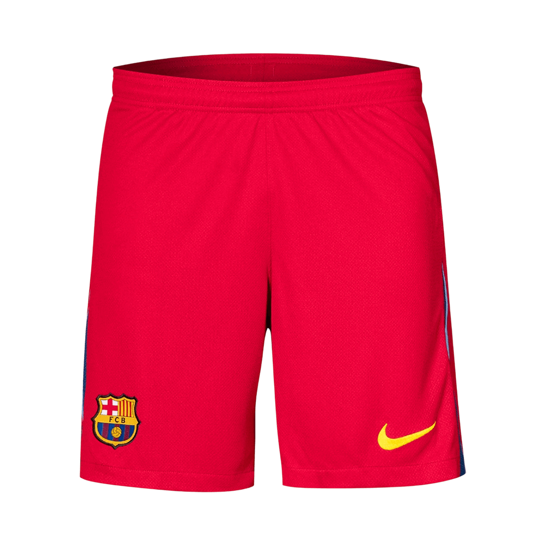 Barcelona Shorts 2025/26 Fourth Away Röd
