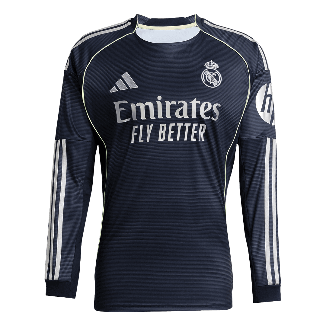 Real Madrid Tröja 2025/26 Borta Långärmad Mörkblå